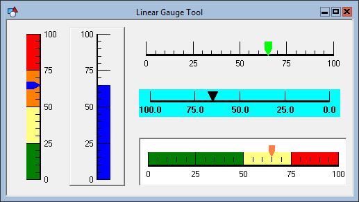 Linear Gauge Tool examples